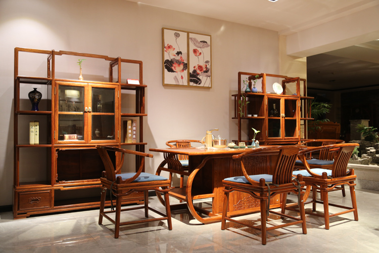 刺猬紫檀天匠茶臺(tái)