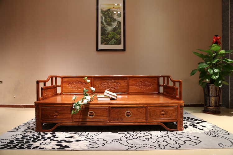 刺猬紫檀天匠羅漢床