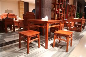 大果紫檀-四方餐臺