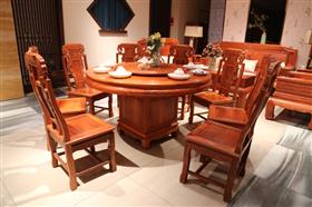 大果紫檀-象頭圓臺